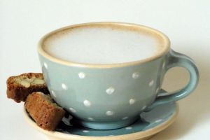cappuccino tasse türkis
